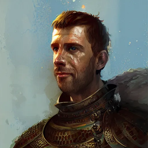 Image similar to Richard the Lionheart portrait by Marc Simonetti