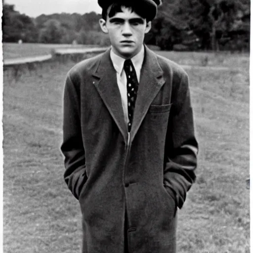 Image similar to 1 9 5 1 photo of holden caulfield from the catcher in the rye