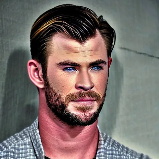 Image similar to chris hemsworth mixed with chris evans