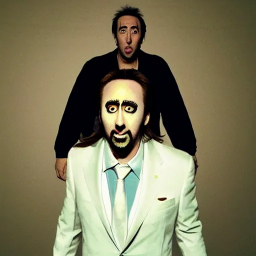 Image similar to the most terrifying picture of nic cage