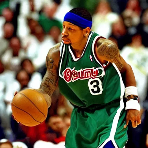 Image similar to allen iverson nenderoid