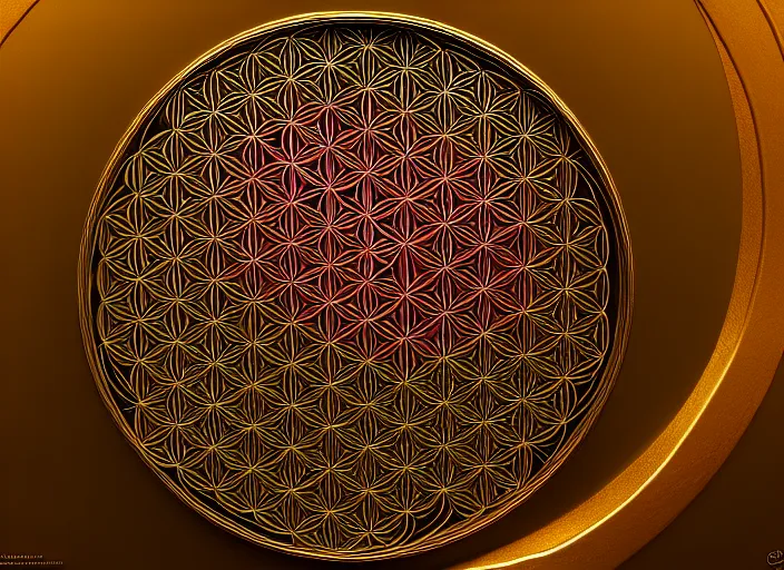 Image similar to flower of life, beautifully, fantasy, dramatic, intricate, elegant, highly detailed, digital painting, artstation, concept art, smooth, sharp focus, illustration, art by Gustave Dore, octane render