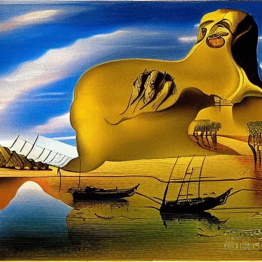 Image similar to rio de janeiro by salvador dali