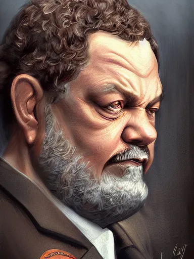 Prompt: luiz inacio lula da silva behind bars in jail. intricate, elegant, highly detailed, digital painting, artstation, concept art, sharp focus, illustration, by justin gerard and artgerm, 8 k