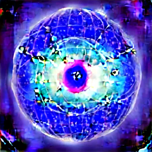 Prompt: you are best particle physicist in the world. you are knowledgeable and imaginative, you have refined aesthetic sensibility and you also know how to communicate your ideas to others. present the most accurate and most beautiful 3 d representation of the hydrogen atom you can imagine.