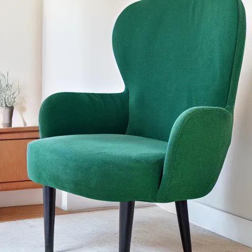 Image similar to armchair in the shape of an avocado