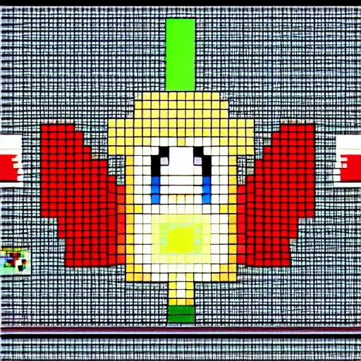 Prompt: a goomba pixel art