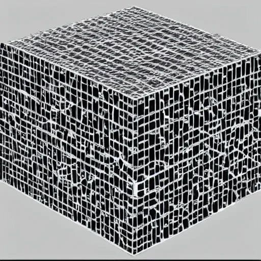 Image similar to an extremely and intricately detailed borg cube, warping in from deep space