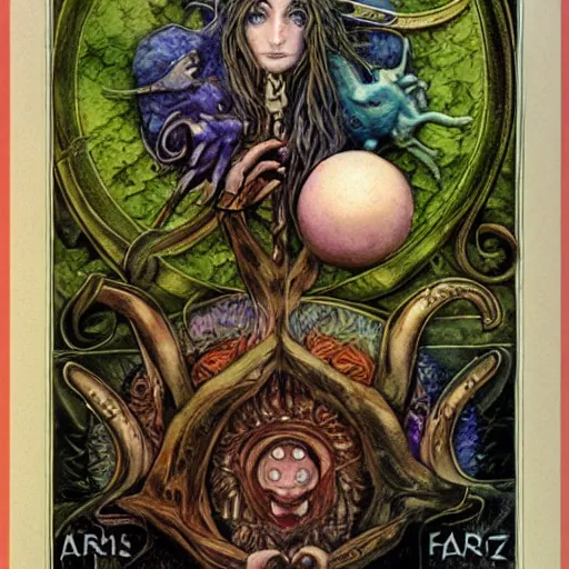 Image similar to aries zodiac artwork by brian froud