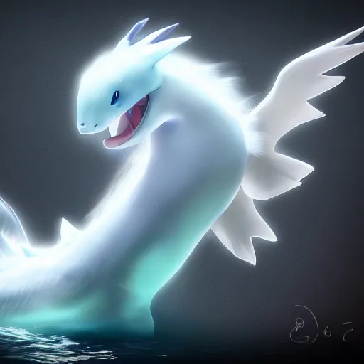 ArtStation - Legendary Lugia - Pokemon