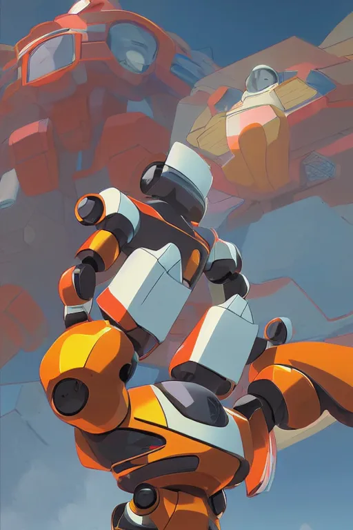 Image similar to metabots medabots medarotto medarot robot minimalist comics, behance hd by jesper ejsing, by rhads, makoto shinkai and lois van baarle, ilya kuvshinov, rossdraws global illumination ray tracing hdr radiating a glowing aura