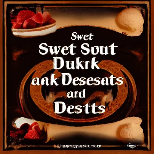 Prompt: sweet souls and dark desserts