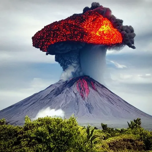 Image similar to “erupting volcano”