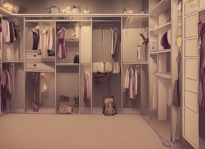 Closet otaku opens the sliding door reve... | Stock Video | Pond5