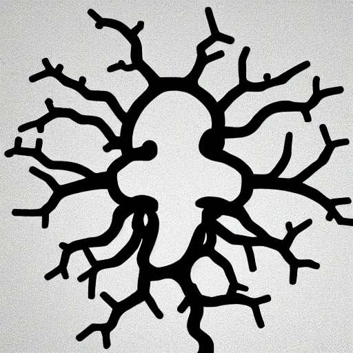 Prompt: neuron made of steel