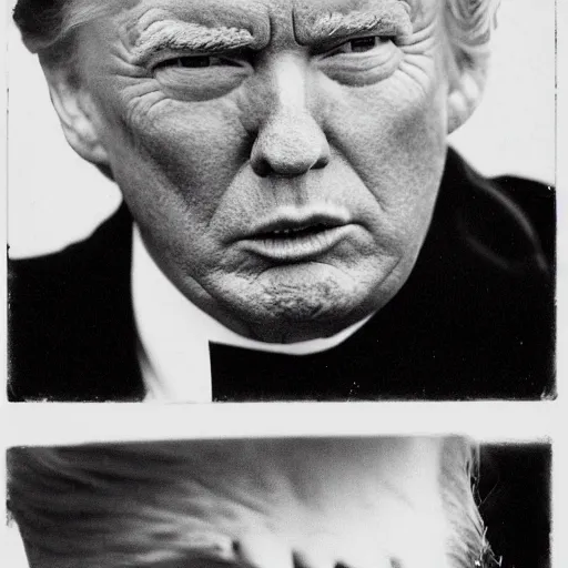 Image similar to an 1 8 0 0 s photo of donald trump playing the role of clint eastwood, squinting at high noon, in the style of a clint eastwood movie, the good, the bad and the ugly, clint eastwood, vibe, donald trump, glory days, mount rushmore, justice, american flag, independence, patriotism, apple pie, black and white, artgerm