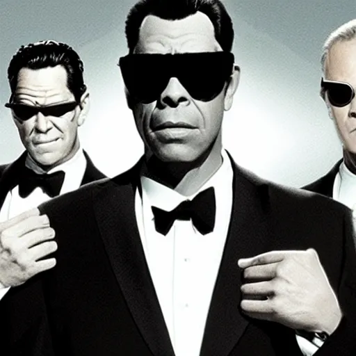 Prompt: Film Men in Black as duck