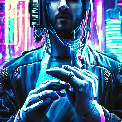 Prompt: Cyberpunk Messi,