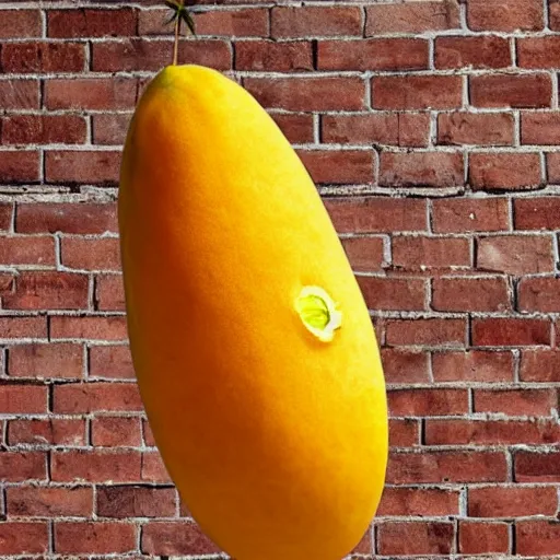 Image similar to photo of elon musk cosplaying as a mango fruit costume, highly detailed, extremely high quality, hd, 4 k, 8 k, professional photographer, 4 0 mp, lifelike, top - rated, award winning, cinematic, realistic, detailed lighting, detailed shadows, sharp, no blur, edited, corrected, trending