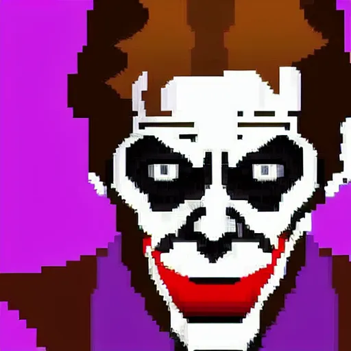 Totem Coringa em pixel art | The Joker