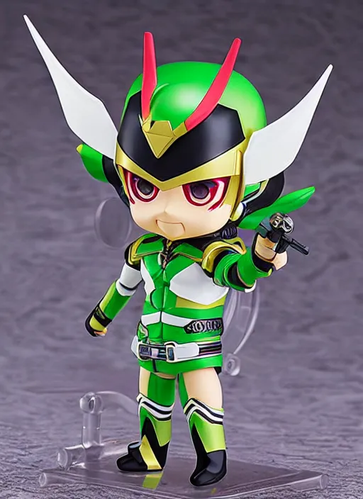 Image similar to kamen rider, an anime nendoroid of kamen rider, figurine, detailed product photo