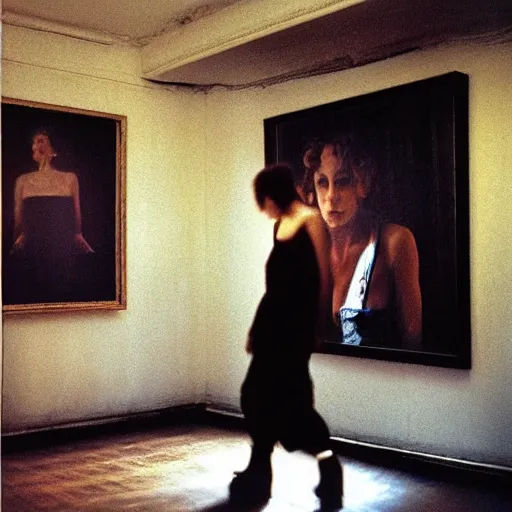 Prompt: photo by nan goldin