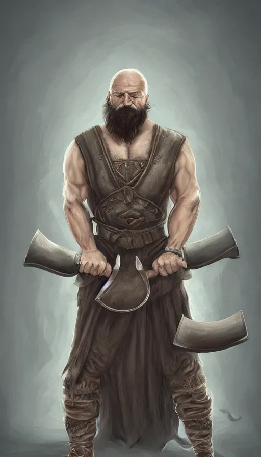 Image similar to the vlacksmith, very strong, muscular, big hammer, anvil, beard, cheeky, coloured, fame of thrones, fibonacci, sweat drops, intricate fashion clothing, insane, intricate, highly detailed, surrealistic, digital painting, artstation, concept art, smooth, sharp focus, illustration, Unreal Engine 5, 8K, art by artgerm and greg rutkowski and alphonse mucha