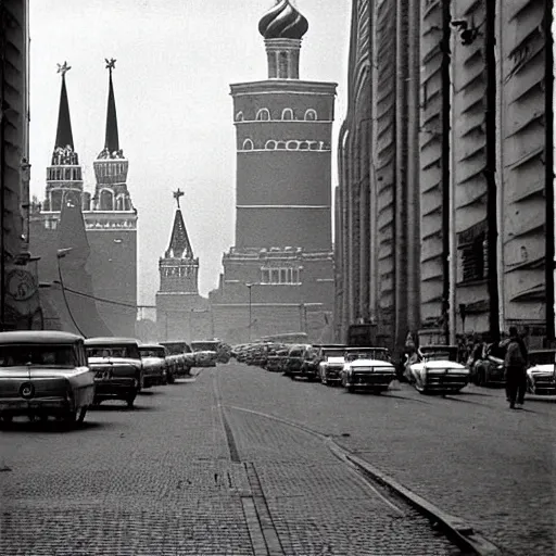 Image similar to moscow, soviet union, photograph from the 6 0 s