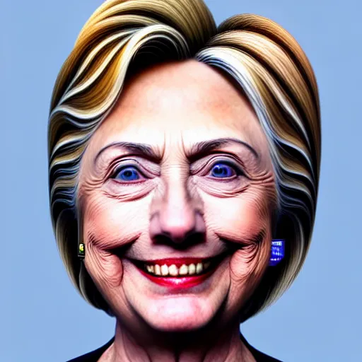 Prompt: the face of hillary clintonis is made out of sardines, by artgerm, wlop. vastly enriched image quality. lucidly vivid. iridescentally detailed. extremely elegant and beautiful.