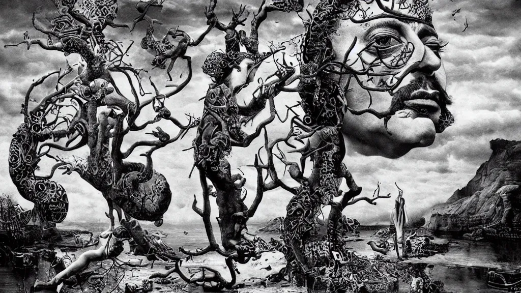 Prompt: the newest masterpiece of salvador dali and dan hillier, it is called ; time doesn't exist