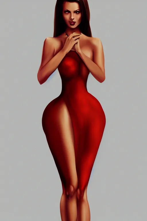 Image similar to full length portrait of very very very very very beautiful women with amazing body figure wearing tight club dress, digital painting, trending on artstation, concept art, sharp focus, illustration, art by aficionados and leonard and suli beli