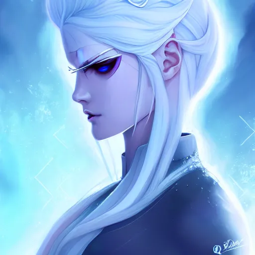 Image similar to Queen of Ice and storm, highly detailed, digital painting, artstation, concept art, smooth, sharp focus, illustration, outlined art, anime aesthetic