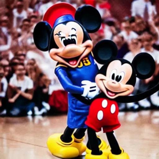 Prompt: Lebron James as Mickey Mouse n-4