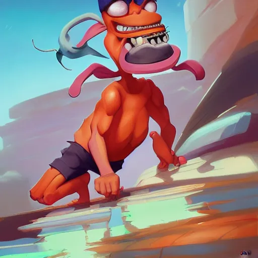 Prompt: hero world the ren & stimpy show, behance hd by jesper ejsing, by rhads, makoto shinkai and lois van baarle, ilya kuvshinov, rossdraws global illumination