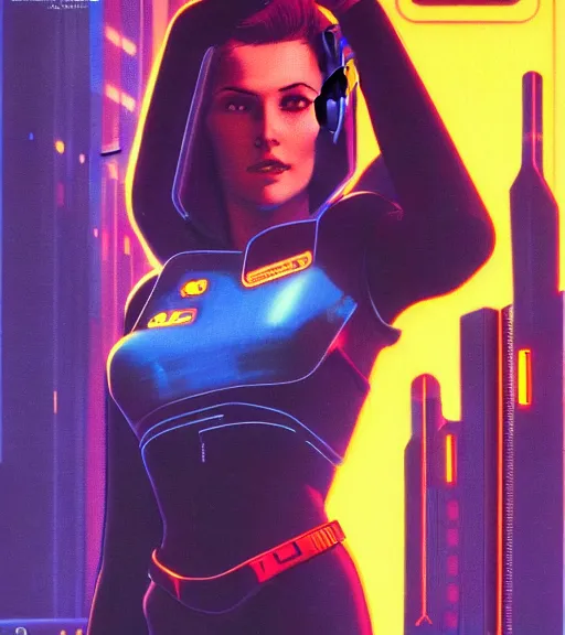 Image similar to cable plugged in, side of head, very very beautiful woman, cyberdeck computer terminal, 1 9 7 9 omni magazine cover, style by vincent di fate, cyberpunk 2 0 7 7, very coherent, detailed, 4 k resolution, unreal engine, daz