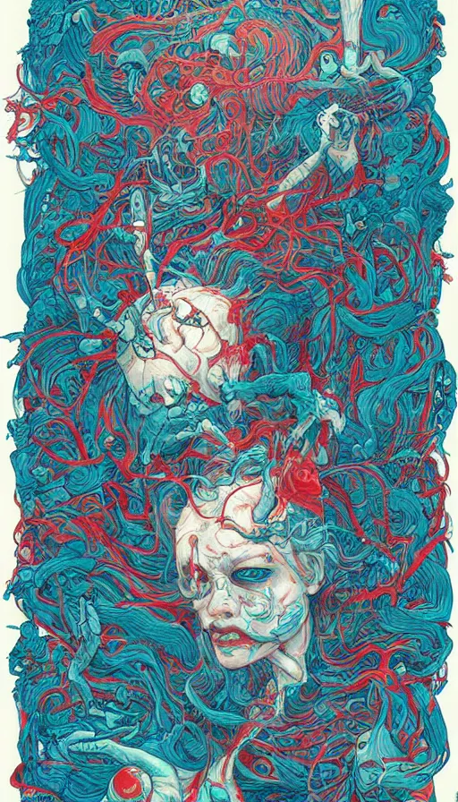 Prompt: rage, by james jean