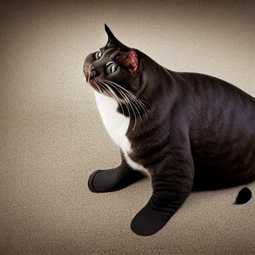 Image similar to a walrus - cat - hybrid, animal photography