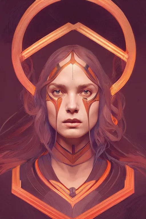 Image similar to symmetry!! intense fanart of 3 / 4 front pose of eloise webb as tapati, protagonist, intricate, elegant, highly detailed, my rendition, digital painting, artstation, concept art, perfect, smooth, sharp focus, illustration, art by artgerm, kilian eng, greg rutkowski and alphonse mucha