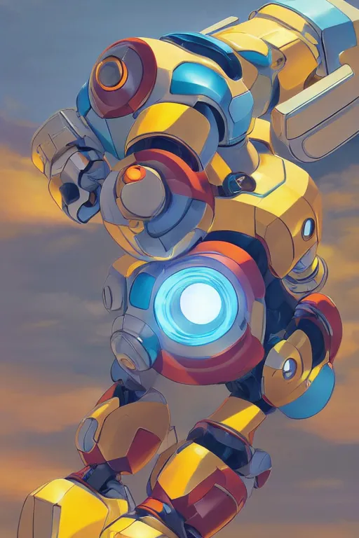 Image similar to metabots medabots medarotto medarot robot minimalist comics, behance hd by jesper ejsing, by rhads, makoto shinkai and lois van baarle, ilya kuvshinov, rossdraws global illumination ray tracing hdr radiating a glowing aura