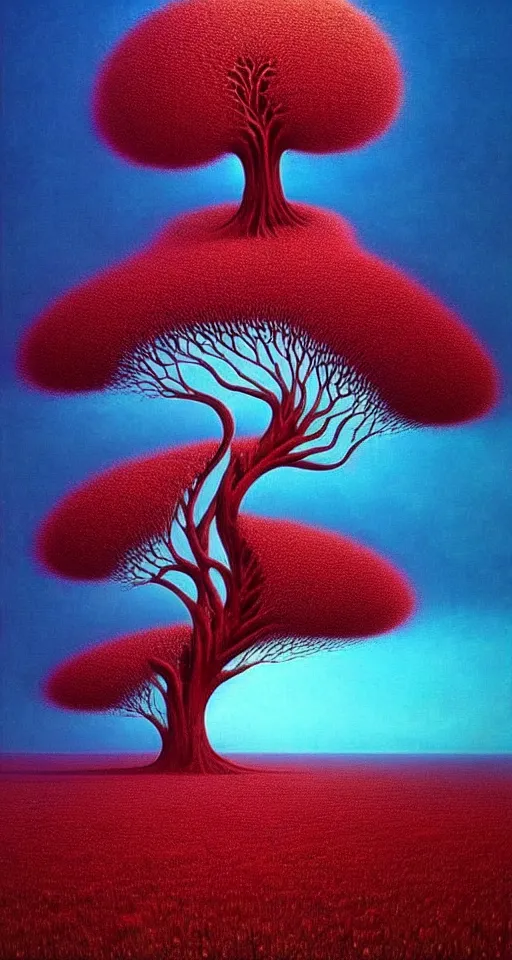 Image similar to 3d fractal wallpaper by zdzisław beksiński, colorful, magic tree!!!!!!!!!!!!!!!!!!!!!!!!!!!!!!!!!!!!!!, dmt, tripy, psychedelic!!!!!!!!!!!!!!!!!!!!!!!!!!!!!, mandelbulb 3d, digital art, high details, depth of field, hard lighting, trending on artstation, deviantart, octane render, HD, 8k, low light, black background