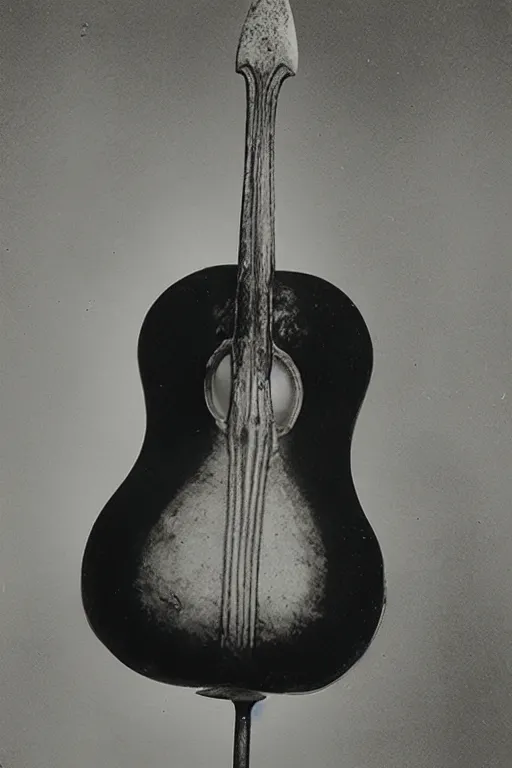 Image similar to a collodion process photograph of a sasquash