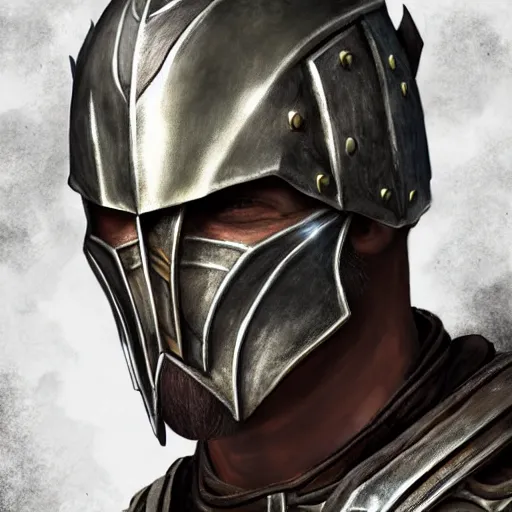 Image similar to unknown the elder scrolls vi nord character portrait partially clothed in metal - plated battle armor atmospheric lighting painted intricate