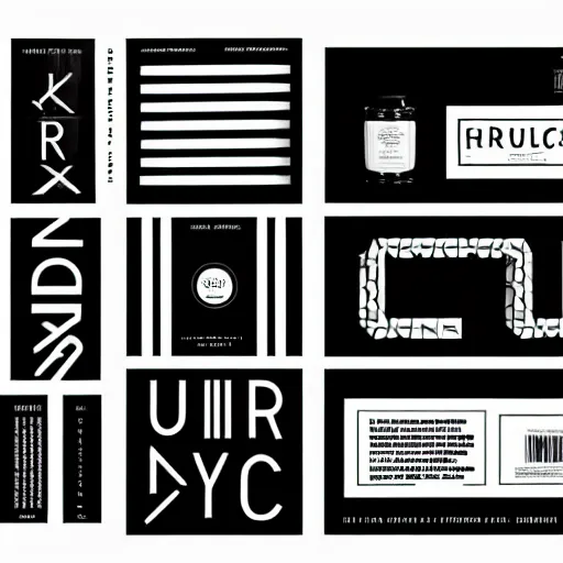 Image similar to black on white graphic design in style of david rudnick, eric hu, y 2 k,