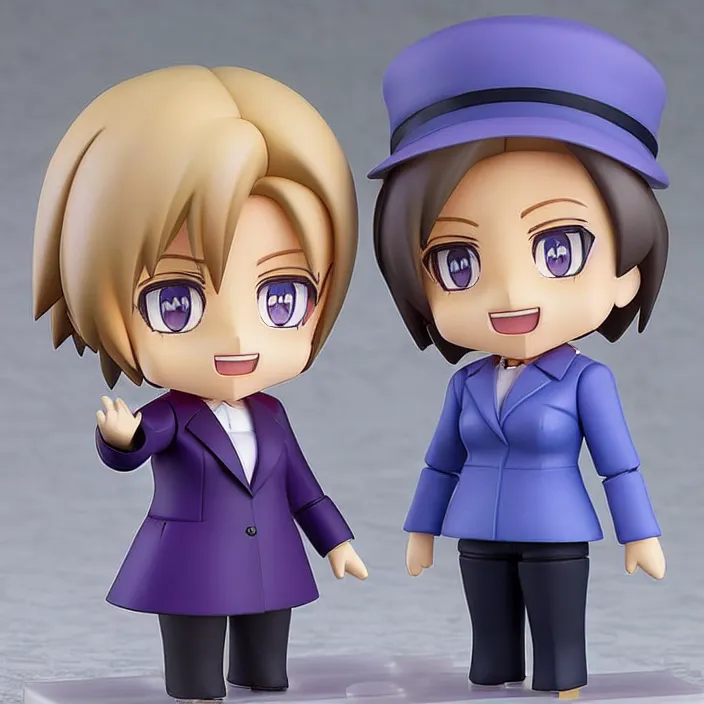 Prompt: hillary clinton, an anime nendoroid of hillary clinton, figurine, detailed product photo