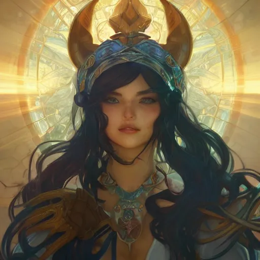 Image similar to perfectly - centered - portrait of league of legends, intricate, highly detailed, digital painting, artstation, concept art, smooth, sharp focus, illustration, unreal engine 5, 8 k, art by artgerm and greg rutkowski and alphonse mucha