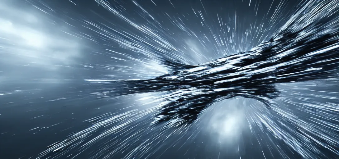 Image similar to hyperspace, 8 k photorealistic, hd, high details, trending on artstation