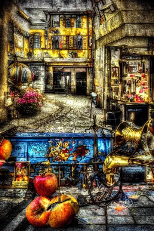 Image similar to ⭐🎨🎺📷🎹🍎, 8 k, hdr