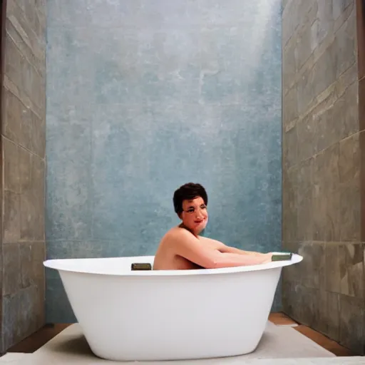 Image similar to christin hendricks in bathtub,