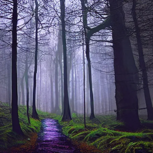 Prompt: Forest by Grimshaw