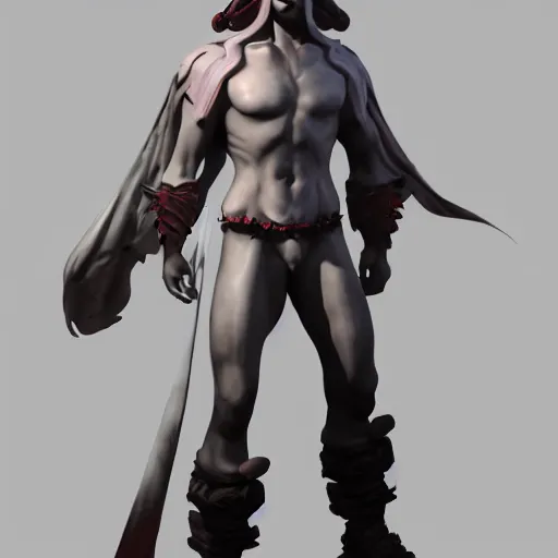 Prompt: Zagreus from Hades , concept art, trending on artstation 3D.